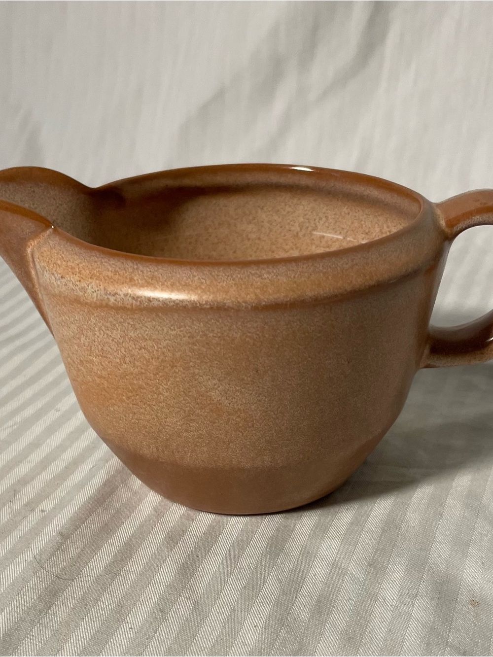 Vintage Plainsman Cinnamon Frankoma creamer